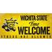 Fan Creations NCAA Fans Welcome Sign Wall Décor in Brown | 6 H x 12 W in | Wayfair C0847-Wichita State