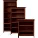 Copeland Furniture Sarah 34" W Solid Wood Standard Bookcase Plastic in Red | 72.88 H x 34 W x 16 D in | Wayfair 4-SAR-22-33