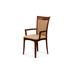 Copeland Furniture Morgan Solid Wood Arm Chair Wood/Upholstered in Red/Brown | 37.5 H x 21.5 W x 22 D in | Wayfair 8-MOR-32-33-89112