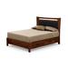 Copeland Furniture Monterey Storage Platform Bed Wood and /Upholstered/Microfiber/Microsuede in Black | 52 H x 76.25 W x 88 D in | Wayfair