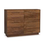 Copeland Furniture Moduluxe 10 Drawer Double Dresser Wood in Brown/Red | 49.5 H x 66.13 W x 18 D in | Wayfair 2-MOD-92-04