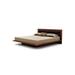 Copeland Furniture Moduluxe Solid Wood and Platform Bed Wood and /Upholstered/Microfiber/Microsuede in Black | 35 H x 82 W x 86 D in | Wayfair