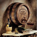 Astoria Grand French Wine Barrel Wall Sculpture, Resin in Brown | 18 H x 18 W x 12 D in | Wayfair FDLL7852 44403094