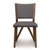 Copeland Furniture Exeter Upholstered Side Chair Fabric in Brown | 25.75 H x 19.25 W x 22.5 D in | Wayfair 8-EXE-50-04-Seal