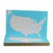 Flipside Products US Map Two-Sided Wall Mounted Dry Erase Board Melamine | 12 H in | Wayfair 11222