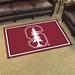 Gray Rectangle 3'10" x 6' Indoor Area Rug - FANMATS NCAA Rug Nylon | Wayfair 6799