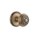 Grandeur Georgetown Rosette Single Dummy w/ Windsor Door Knob Brass in Yellow | 2.62 H x 2.62 W x 2.74 D in | Wayfair 822173