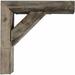 Ekena Millwork Vintage Farmhouse Bracket Wood in Brown | 12 H x 3.5 W x 8 D in | Wayfair BKTB03X08X12TRPG-CASE-4