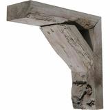 Ekena Millwork Vintage Farmhouse Bracket Wood in Brown | 8 H x 3.5 W x 8 D in | Wayfair BKTB03X08X08TRGY