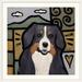 Harriet Bee Dunadry Bernese Mountain Dog Pop Art by Eric Waugh - Graphic Art Print Metal | 32 H x 32 W x 1 D in | Wayfair