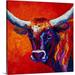 Union Rustic Aidrianna Steer by Marion Rose Painting Print on Wrapped Canvas Canvas | 12 H x 12 W x 1.5 D in | Wayfair