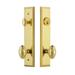 Grandeur Fifth Avenue Tall Plate Complete Entry Set w/ Single Cylinder Deadbolot and Grande Victorian Knob in Yellow | Wayfair 840787