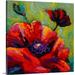 Winston Porter Ankita Poppy I by Marion Rose Painting Print on Wrapped Canvas Canvas | 10 H x 10 W x 1.5 D in | Wayfair