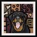 Harriet Bee 'Rottweiler Pop Art' by Dunadry Graphic Art Print | 8 H x 8 W x 1.5 D in | Wayfair EDD83C6E53D542F8BA15EA960E7785E5