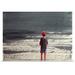 Highland Dunes Marti Henry Fishing, Alps, 1990' by Lincoln Seligman Painting Print, Cotton in White | 26 H x 36 W x 1.5 D in | Wayfair