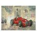 Red Barrel Studio® Noldon Whitehead's Ferrari Passing the Pavillion, Jersey' by Peter Miller Painting Print in Black | Wayfair