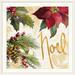 The Holiday Aisle® 'Christmas Art Christmas Poinsettia III by Lanie Loreth Graphic Art Print in Brown | 38 H x 38 W x 1 D in | Wayfair