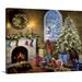 The Holiday Aisle® 'Christmas Art Not A Creature Was Stirring by Nicky Boehme Painting Print | 8 H x 10 W x 1.5 D in | Wayfair