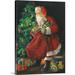 The Holiday Aisle® Thuc 'Santa Just Opening His Sack' by Susan Comish Graphic Art Print | 16 H x 12 W x 1.5 D in | Wayfair