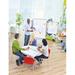 Ghent Nexus Easel+, Mobile 2-Sided Porcelain Magnetic board w/ Tablet Storage, 4 Tablets Porcelain/ in White | 76 H x 40.38 W x 2.25 D in | Wayfair
