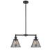 Callahan 2-Light Kitchen Island Cone Pendant Glass in Gray/Brown Laurel Foundry Modern Farmhouse® | 5.125 H x 20 W x 3.375 D in | Wayfair