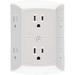 GE Wall Mounted Duplex Outlet in White | 7.5 H x 2.5 W x 4.6 D in | Wayfair JASHEP50759