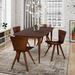 George Oliver Couey Solid Wood Dining Table Wood in White/Brown | 29 H x 72 W x 36 D in | Wayfair CCDF0904AE504F3DAC1B9FEB40DA9D5C