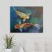 Bay Isle Home™ Wireman Sanke Koi Painting' by Michael Creese Painting Print in Brown | 38 H x 48 W x 1.5 D in | Wayfair