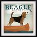 Great Big Canvas 'Beagle Canoe Co' by Ryan Fowler Vintage Advertisement in Brown | 38 H x 38 W x 1 D in | Wayfair 2036727_15_30x30
