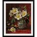 The Holiday Aisle® Thummepalli Still Life of Christmas Roses & Holly' by Albert Williams Painting Print in Brown | 38 H x 33 W x 1 D in | Wayfair
