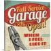 Great Big Canvas 'Full Service Garage Vintage Advertisement | 24 H x 24 W x 1.5 D in | Wayfair 1059292_1_24x24