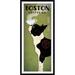 Great Big Canvas 'Boston Terrier Coffee Co' by Ryan Fowler Vintage Advertisement in Black | 56 H x 27 W x 1 D in | Wayfair 2036737_15_19x48