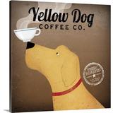 Winston Porter 'Yellow Dog Coffee Co' by Ryan Fowler Vintage Advertisement | 48 H x 48 W x 1.5 D in | Wayfair 66F1D4B9340C46319CD22B7E3C72D33C