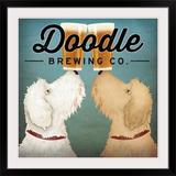 Great Big Canvas 'Doodle Beer Double' by Ryan Fowler Vintage Advertisement | 24 H x 24 W x 1 D in | Wayfair 2397807_15_16x16