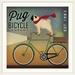 Great Big Canvas 'Pug on a Bike' by Ryan Fowler Vintage Advertisement | 28 H x 28 W x 1.5 D in | Wayfair 2335626_21_20x20
