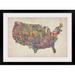 Ebern Designs Francy 'United States Cities Map' by Abarca Textual Art Metal | 24 H x 32 W x 1 D in | Wayfair 1B4FC07E3E684C2C9160524B2651C3F6