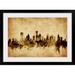 Ebern Designs Francy Houston Texas Skyline' by Michael Tompsett - Michael Tompsett Graphic Art Print Metal | 32 W x 1 D in | Wayfair