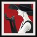 Mercer41 'Haute Chapeau Rouge II' by Marco Fabiano Painting Print in Brown | 38 H x 38 W x 1 D in | Wayfair 94AA40ED1C40478C8D53C6C741126196