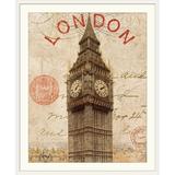 Williston Forge 'Letter from London' Graphic Art Print Metal in Brown | 38 H x 32 W x 1 D in | Wayfair C00C0319374D4670AD26A6035501F51A