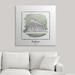Great Big Canvas 'Parthenon - Brushstroke Buildings' Graphic Art Print in Gray | 48 H x 48 W x 1.5 D in | Wayfair 2415492_1_48x48