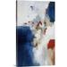 Wade Logan® Mallon 'Red & Blue Pieces' Frostburg Painting Print | 12 H x 8 W x 1.5 D in | Wayfair 20AB2AAC434E4DC2A7824E3A2ACB44B7