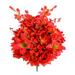 Admired by Nature 40 Stems Artificial Full Blooming Scabiosa, Rose, Lily & Hydrangea Mixed Bush w/ Filler red | 32 H x 23 W x 12 D in | Wayfair