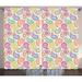 Harriet Bee Ryder Colored Patterned Backgrounded w/ Paisley Flowers & Circles Artwork Graphic Print | 108 H in | Wayfair HBEE2409 39458682