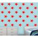 Highland Dunes Gerald Sea Star Wall Decal Vinyl in Red | 6 H x 32 W in | Wayfair 18E223CFFF354914AA7DA246EE65CA69