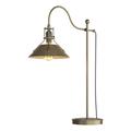 Hubbardton Forge Henry 27" Arched Table Lamp Metal in Yellow | 27.1 H x 9.2 W x 20.4 D in | Wayfair 272840-SKT-84-84