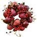 The Holiday Aisle® 13" Pear Wreath in Red | 13 H x 13 W x 3 D in | Wayfair HLDY3103 32574673