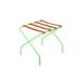 Innit Pamaleta Folding Metal Luggage Rack Plastic/Metal in Orange/Green | 22 H x 18 W x 26 D in | Wayfair i13-16-10v