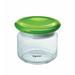 Guzzini Feeling Glass 0.5 qt Storage Jar w/ Acrylic Cover Glass in Green | 4 H x 4.75 W x 4.75 D in | Wayfair GU-2299.09-44