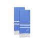 Highland Dunes Polizzi 2 Piece Turkish Cotton Hand Towel Set Turkish Cotton in Blue/White | Wayfair F84B595F69F44818865945B1A2121EE1