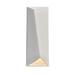 Wade Logan® Caeli 1 - Light LED Dimmable Wall Sconce Ceramic in White/Brown | 16.25 H x 6.25 W x 4 D in | Wayfair A3F350800134441DBC674D133BD28A6C